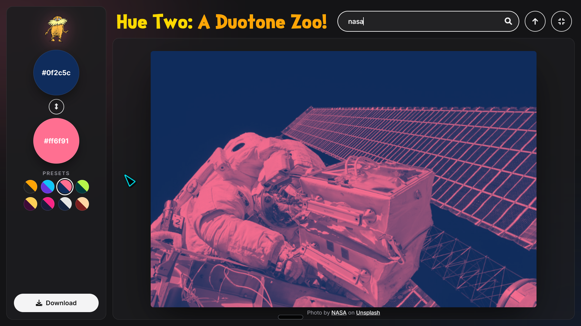 Hue Two: A Duotone Zoo
